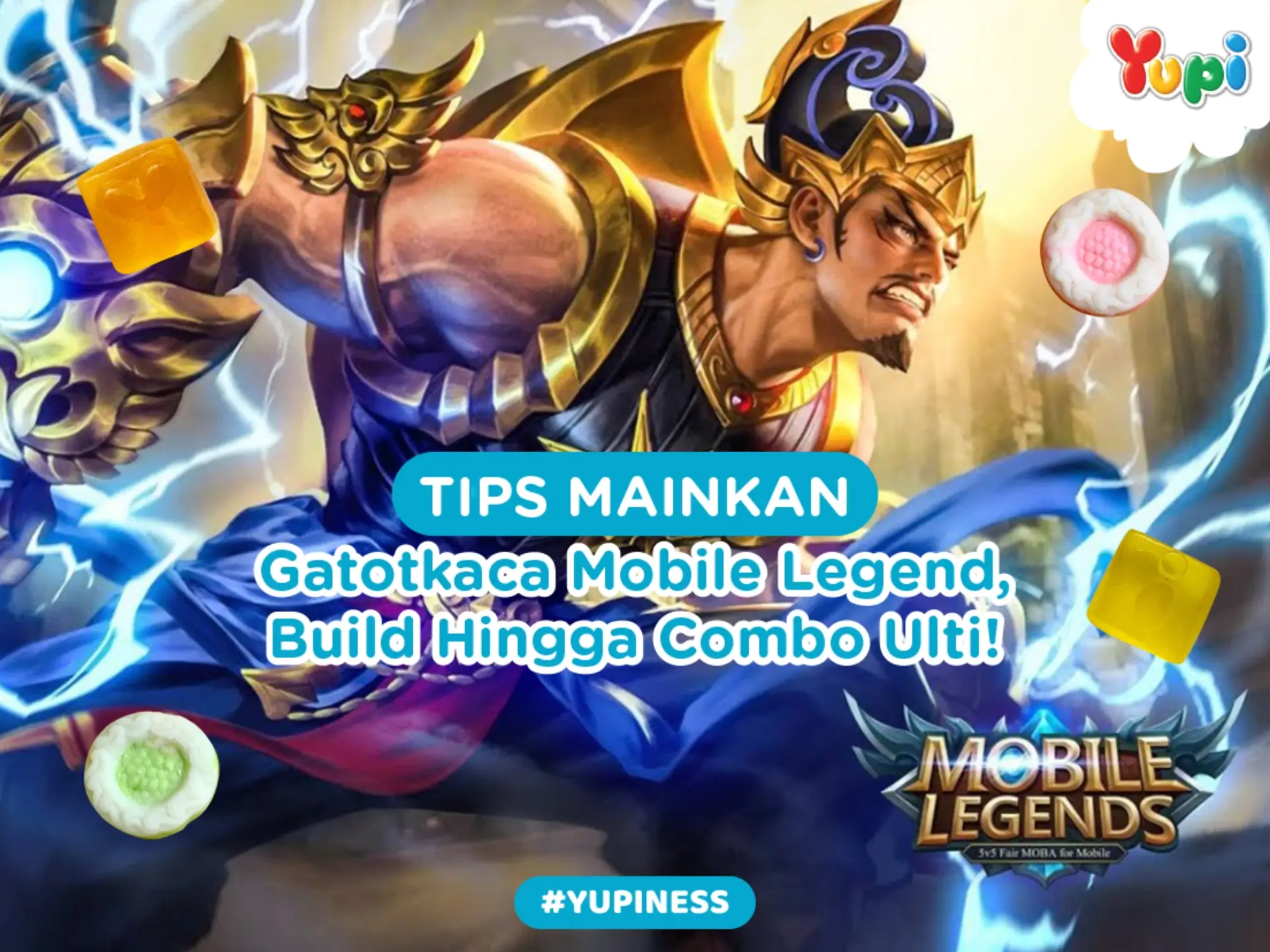 Tips Mainkan Gatotkaca Mobile Legend, Build Hingga Combo Ulti! Yupi